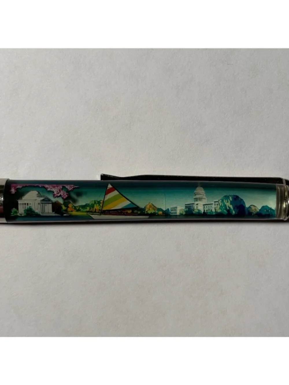 Jefferson Memorial Washington DC Floaty Pen Thomas 3rd President History Vintage